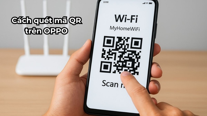 cách quét mã qr trên oppo