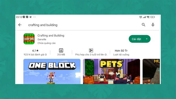 Nhấn nút Nhận để tải về