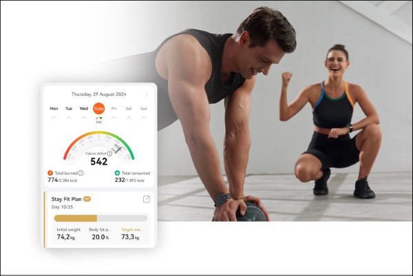 Huawei Health hỗ trợ người dùng quản lý cân nặng