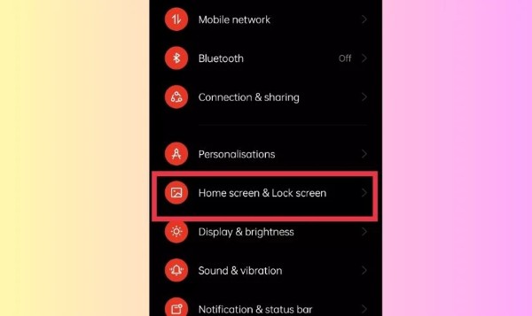 Chọn Màn hình chính và màn hình khóa (Home Screen & Lock Screen)