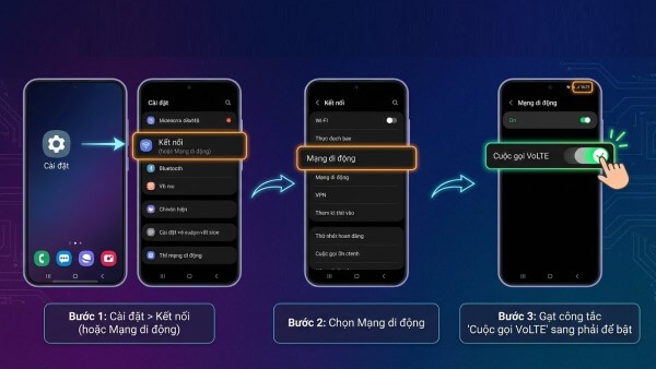 Các bước tắt VoLTE chi tiết trên điện thoại Vivo