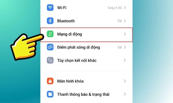 Chọn Mạng di động