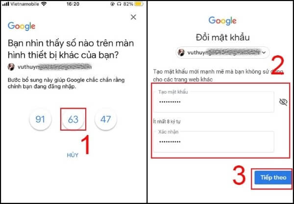 Nhập mật khẩu mới