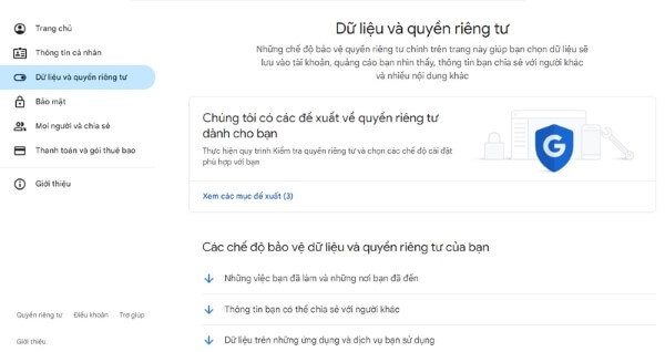 Mở Dữ liệu và quyền riêng tư