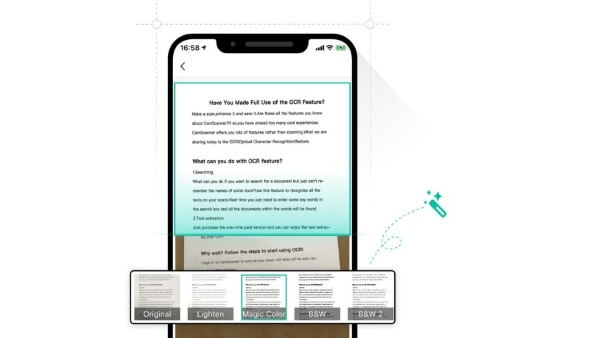 Tính năng quét tài liệu bằng camera điện thoại 