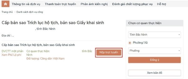 Hoàn tất biểu mẫu kê khai thông tin điện tử theo yêu cầu