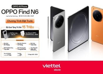 Đăng ký nhận thông tin sớm OPPO Find N6, cơ hội trúng phiếu mua hàng 4 triệu và 6 triệu đồng