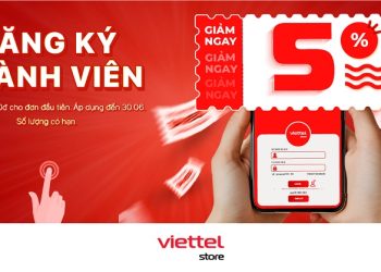 Đăng ký thành viên Viettel Store nhận ngay mã giảm giá 5%
