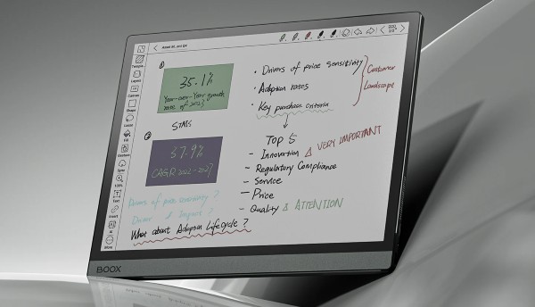 Boox Tab Ultra C Pro trang bị màn hình HD E Ink Carta 1200 10.3 inch