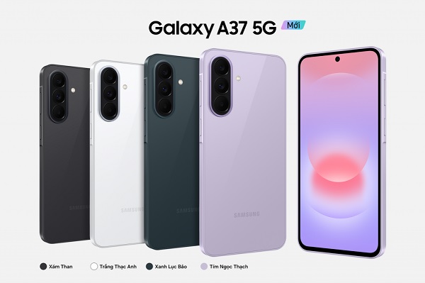 Galaxy A37 5G có mấy màu?