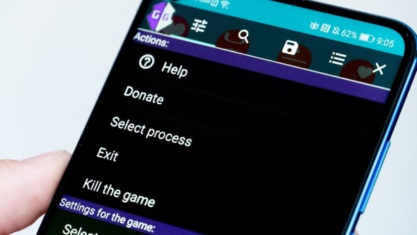 Game Guardian có giao diện đơn giản và dễ sử dụng