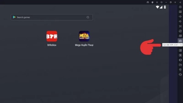 Mở trình giả lập Android trên máy tính