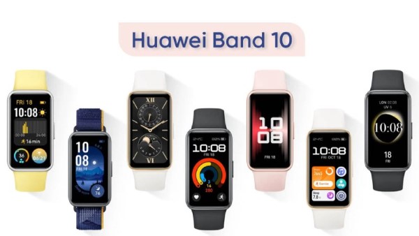 Huawei Band 10 từng được ra mắt với 7 gam màu