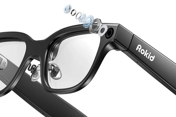 Rokid Glasses RV101 với camera FPV được tích hợp sẵn trên gọng kính