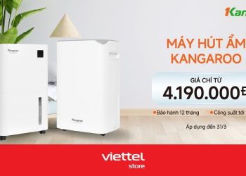Đánh tan nỗi lo nồm ẩm cùng máy hút ẩm Kangaroo thế hệ mới giá chỉ từ 4.190.000 đồng
