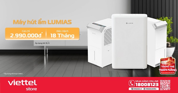 Gợi ý những dòng máy hút ẩm Lumias đáng đầu tư nhất 2026
