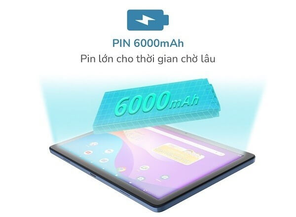 Dung lượng pin trên JoyStar J6 đạt 6000mAh