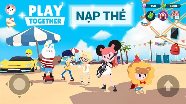 Bảng giá nạp Play Together tối thiểu từ 50.000 VNĐ