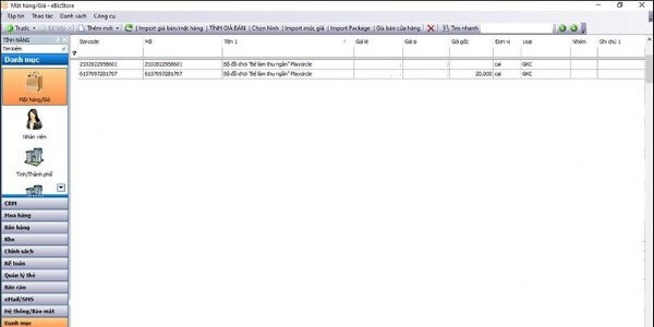Ebiz hỗ trợ nhiều nghiệp vụ bán lẻ và tài chính