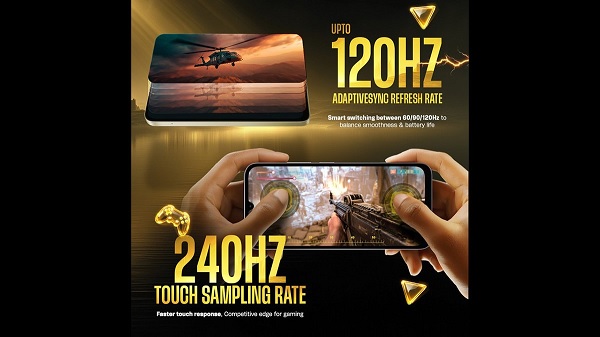 Màn hình lớn, tần số quét 120Hz