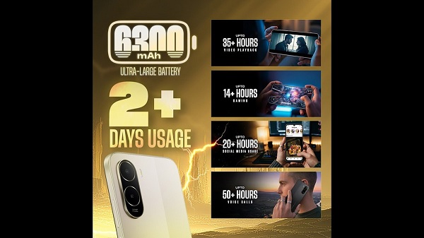 POCO C85x 5G có pin lớn với đồ bền ấn tượng