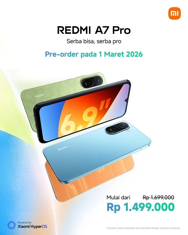 Redmi A7 Pro ra mắt thị trường Indonesia với giá bán khá rẻ