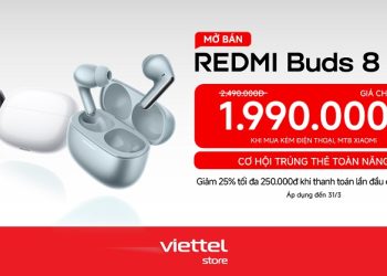 mở bán Redmi Buds 8 Pro