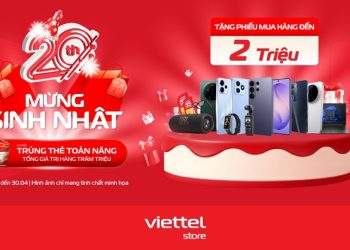 Mừng sinh nhật 20 - Cơ hội trúng thẻ Toàn Năng tổng giá trị hàng trăm triệu