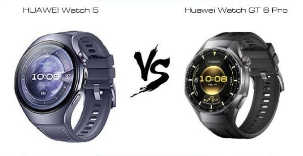 Chi tiết so sánh thông số giữ Huawei Watch GT 6 Pro vs Huawei Watch GT 5 Pro