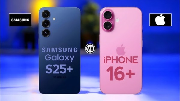 So sánh thiết kế Samsung Galaxy S25 Plus vs iPhone 16 Plus