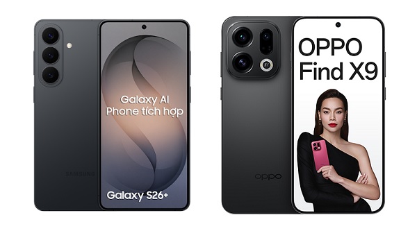 So sánh Samsung Galaxy S26 Plus và OPPO Find X9