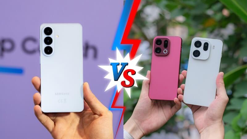 So sánh tổng quan Samsung Galaxy S26 và OPPO Find X