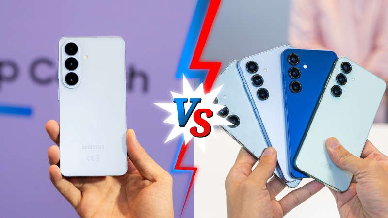So sánh thiết kế Samsung Galaxy S26 và Samsung Galaxy S25