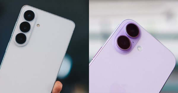 Cụm camera trên Samsung Galaxy S26 và iPhone 17