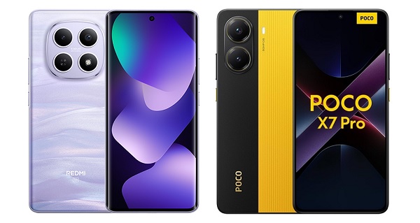 So sánh Xiaomi Redmi Note 15 5G và POCO X7 Pro