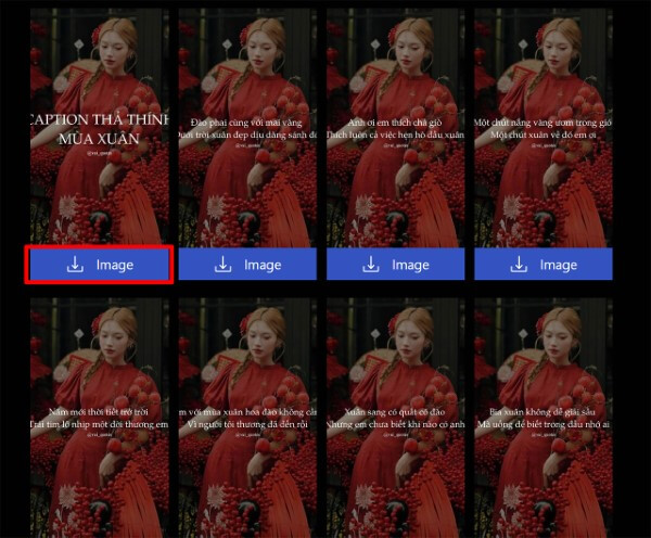 Nhấn nút Tải xuống