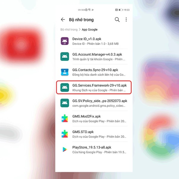 Tiến hành cài đặt file GG.Services.Framework-29-v10