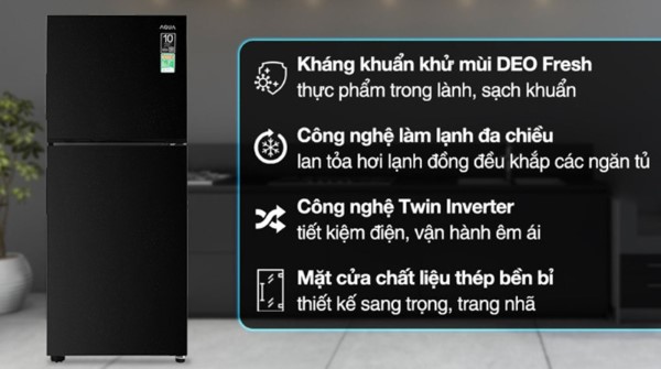 Những ưu điểm nên chọn mua tủ lạnh Aqua 189 lít