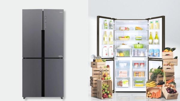 Tủ lạnh Aqua 4 cánh kết hợp thiết kế hiện đại, dung tích lớn và công nghệ l tiên tiến