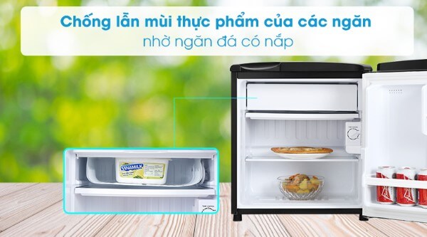 Tủ lạnh Aqua 50L có ngăn mát và ngăn đông linh hoạt
