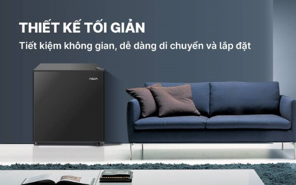 Tủ lạnh Aqua 90 lít AQR-D100FA(BS)
