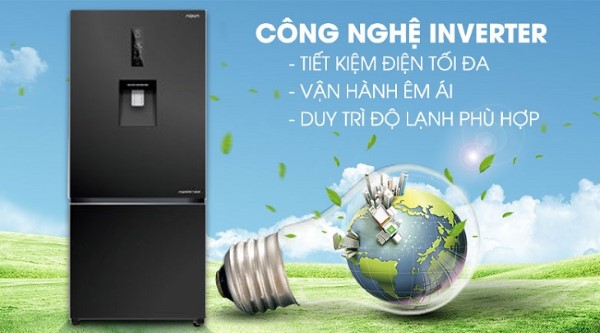 Tủ lạnh Aqua Inverter trang bị công nghệ máy nén biến tần Inverter