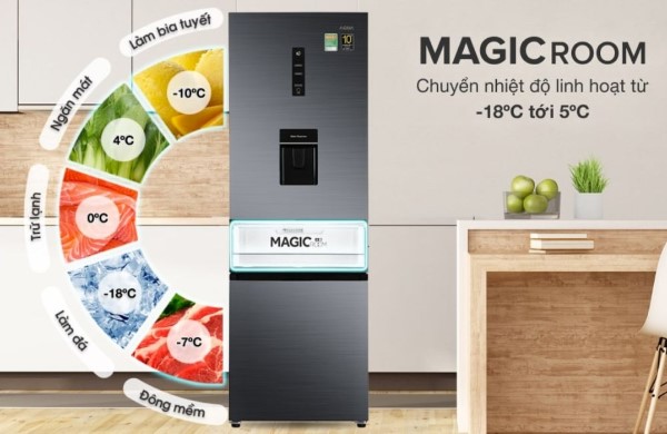 Tính năng ngăn Magic Room có khả năng chuyển đổi nhiệt linh hoạt