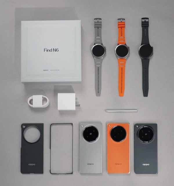 Trong hộp gồm ốp lưng sợi aramid, củ sạc nhanh SuperVOOC 80W, cáp USB-C và que chọc SIM