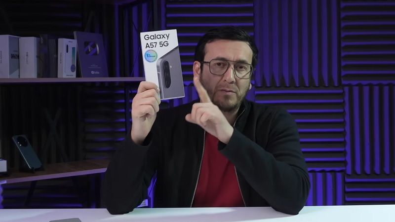 video trên tay Galaxy A57 5G