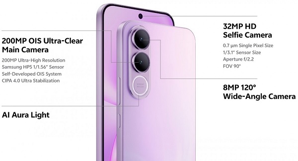 Máy được trang bị camera chính 200MP hỗ trợ chống rung quang học OIS