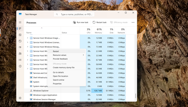 Mẹo xử lý triệt để lỗi Taskbar bị treo hoặc biến mất giữa chừng