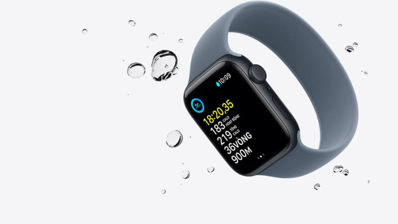 Apple Watch SE 3 có khả năng kháng nước đạt chuẩn WR50