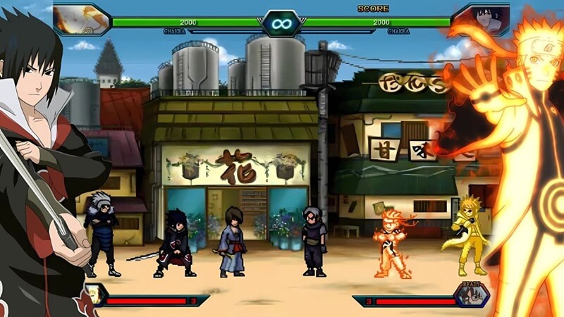 Phiên bản Bleach vs Naruto 3.6 nâng cấp của tựa game đối kháng 2D nổi tiếng
