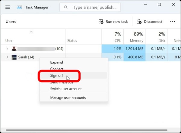 Nhấn xác nhận đăng xuất